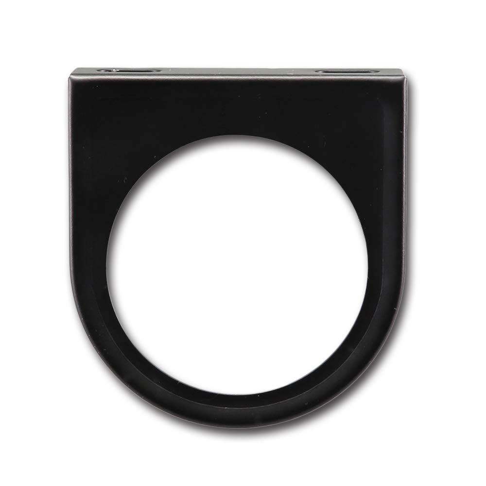 MOTOR METER RACING Universal 2-1/16" 52mm Single Gauge Mounting Panel Black