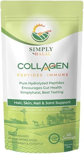 Péptidos de colágeno Halal en polvo para mujeres y hombres tipo I y III para el cabello, la piel, las uñas, las articulaciones y el apoyo digestivo