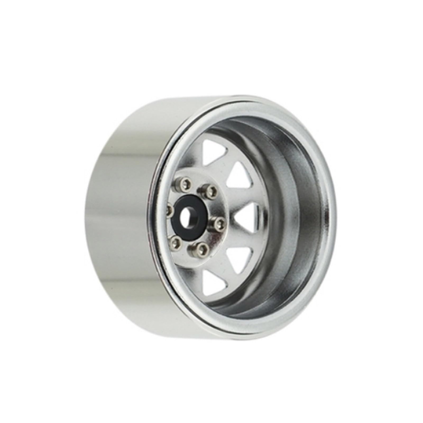 Cerchioni per Auto telecomandati da 1, 9 Pollici, 4, 5 Slot, Parte modificata in Metallo per Camion da Arrampicata per Auto a, Forniture Decorative, Controllo cingolato, Ruota in Metallo
