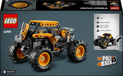 Technic Pull-Back Monster Jam DIGatron, Monster Truck Giocattolo da Costruire, Giochi per Bambini e Bambine da 7 Anni in su, Idee Regalo di Compleanno per i Fan dei Veicoli da Gara 42199 - Lego - Immagine 11