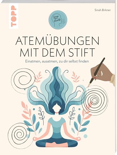 Atemübungen mit dem Stift: Einatmen, ausatmen, zu dir selbst finden.