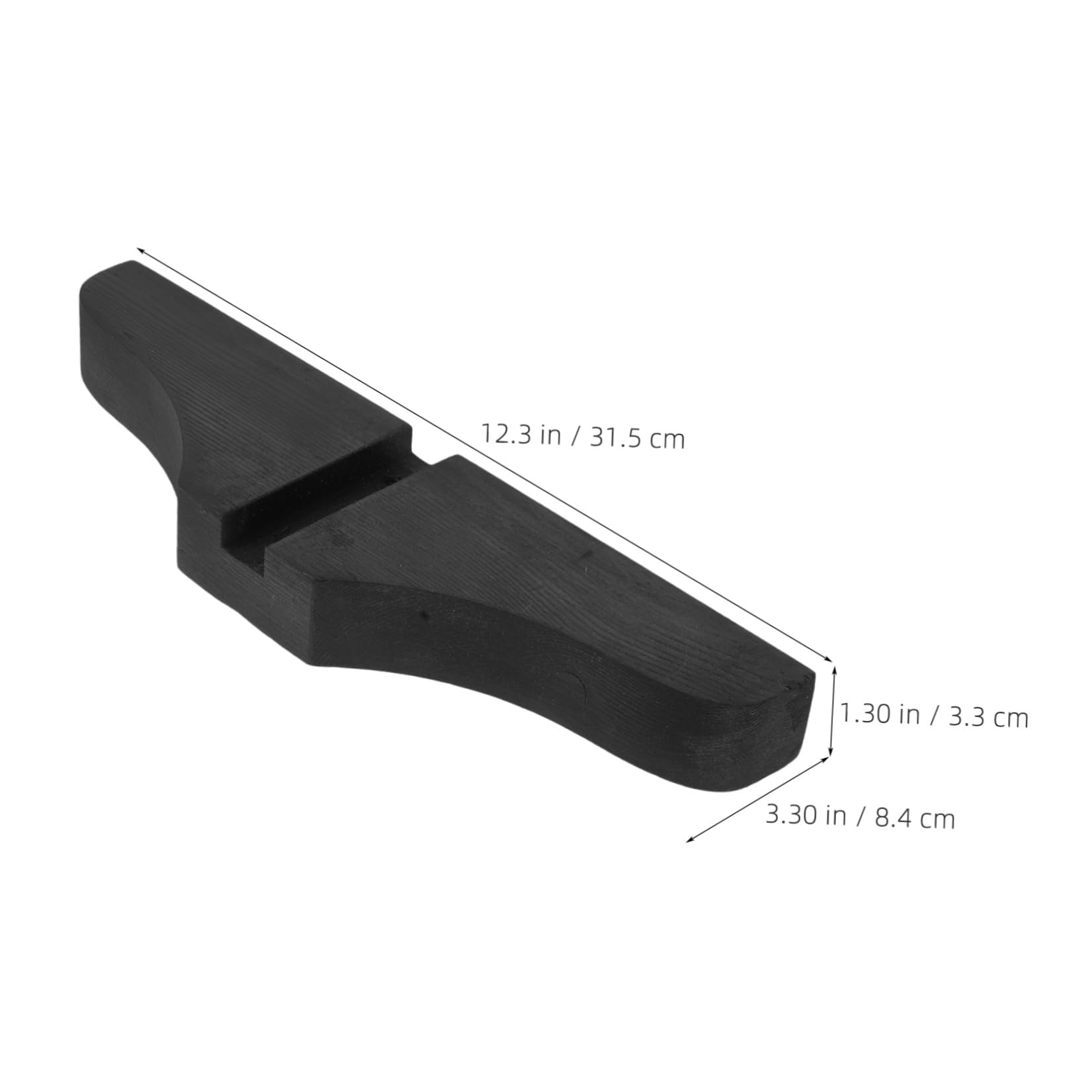 4 Pezzi Supporto per Divisorio Portatile in Legno, Base Nera 8, 5x3