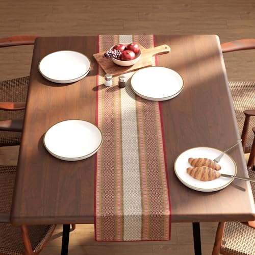 Image of Encasa XO Dining Table Runner 4 Seater, Handcrafted Madurkathi River Grass