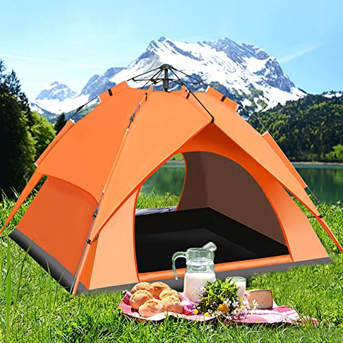 Carpa impermeable doble capa para 3 personas automática miniatura 2
