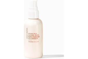Josie Maran Pineapple Cleanser: Argan Milk Clean Skin Niacinamide Cleanser Dissolves Makeup...