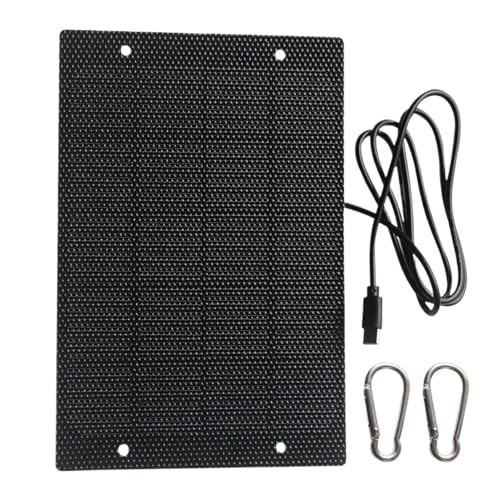 Mppchhn Panel Solar Portátil - Placa Solar de 50 Vatios para Camping | Cargador...