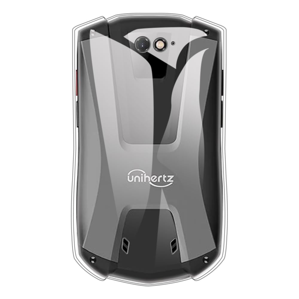 Unihertz Titan Pocket TPU Handyhülle Stoßfeste Weiche Schutzhülle mit Präzisen Aussparungen und Kratzfestem, Schlankem D