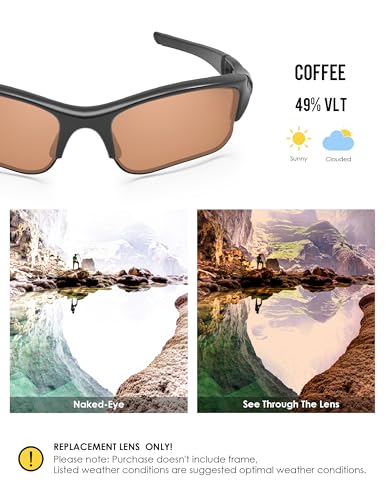 Image of BLAZERBUCK Replacement Lenses & Sock Kit for Oakley Flak Jacket XLJ Sunglass