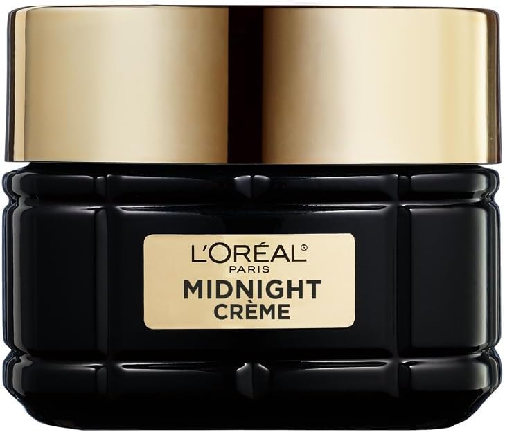 L’Oréal Paris – Midnight Crème Age Excellent Renaissance Cellulaire – Crème de Nuit Régénérante Anti-Âge – Soin Visage Anti-Rides, Fermeté, Confort – Tous Varieties de Peaux – 50 ml