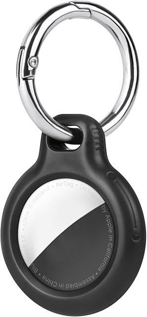 Ainiv Protective Case for AirTags, 1PC Plastic AirTag Keyring Compatible with Apple Airtag Holder, Waterproof Protective Airtags Case Cover, Pet Collar Tracker, AirTags Key Finder, Locator Tracker