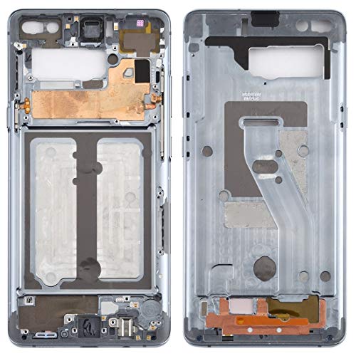 Châssis gris Plate Bezel Frame Moyen Galaxy S10 5G avec touches latérales