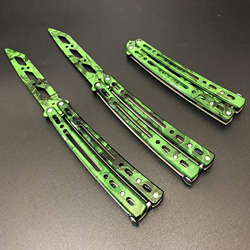 Practice Stainless Steel Training Tool 100% Safe Strong and Durable (Green)