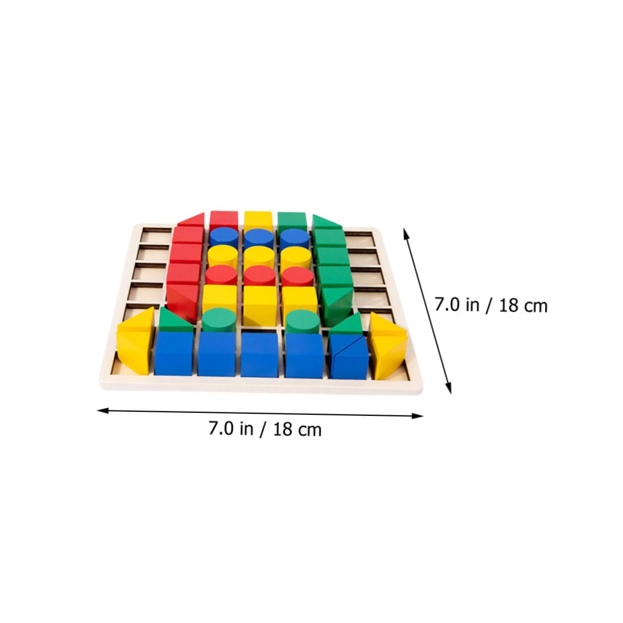 Kisangel Juego de Madera Creativos para Niños, Puzzles Infantiles Educativos Bloques de Construcción, Desarrollo de Coordinación Mano-Ojo y Creatividad, Adecuado para Aprendizaje Temprano