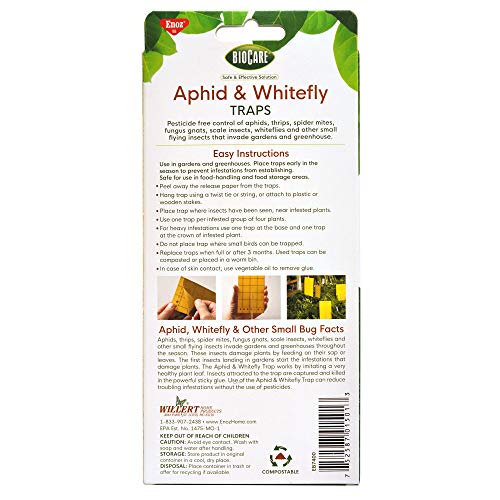 Enoz S1501 Aphid & Whitefly Whitefly Trap, Brown #TOP1