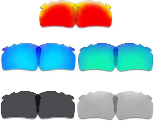 TERYDANBLE Lentes compatiblesde repuesto para Oakley Flak 2.0 XL ventiladas con 5 colores