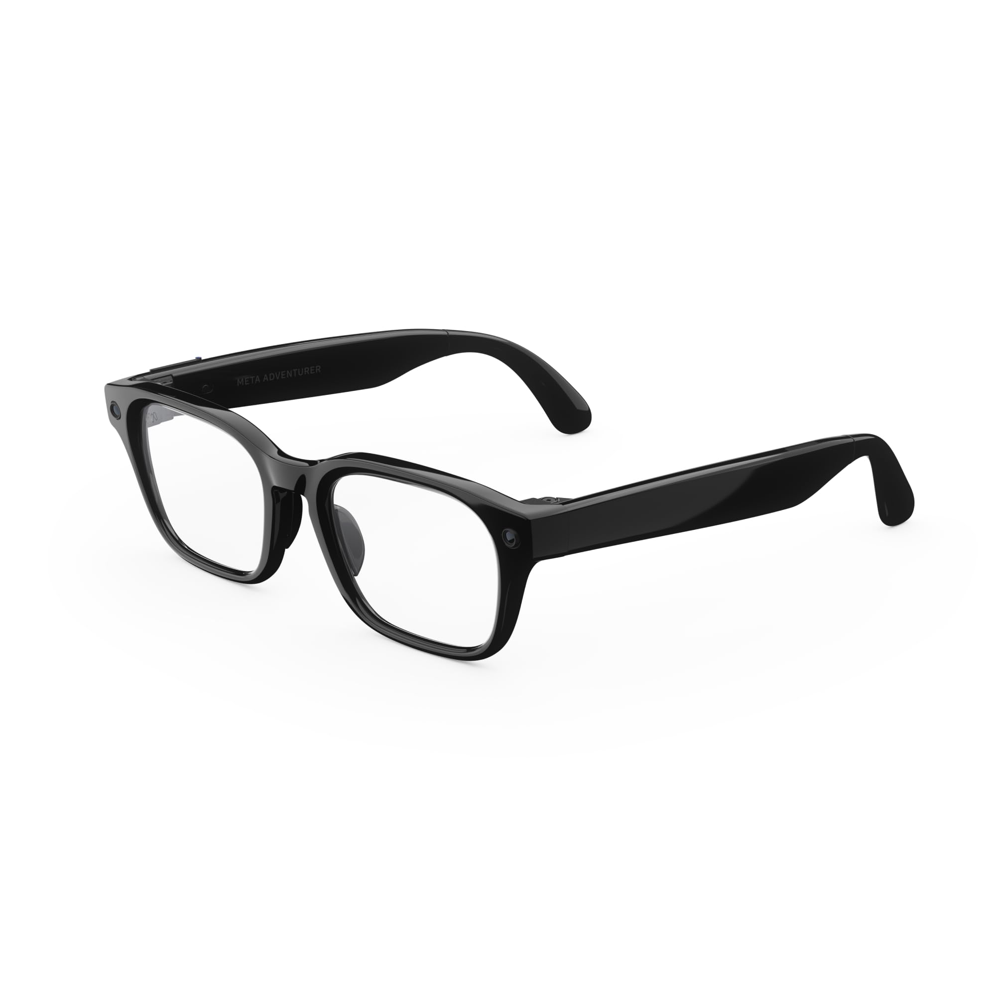 Meta Adventurer Classic Black | Smart AI glasses for Women, Men AI, 12MP Camera, Live Translate — 3K HD Resolution — 8+ Hour Battery — Range of Sizes — Transitions® Grey Lenses