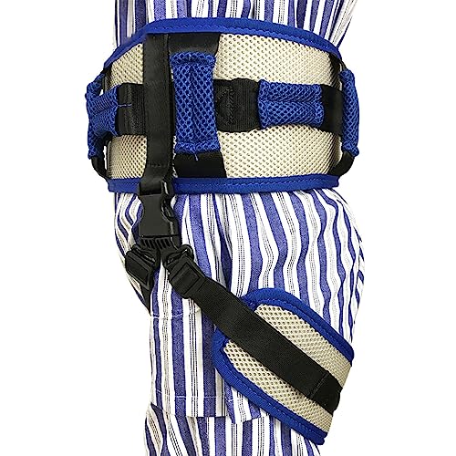 NICHOY Transfer Belt with Leg Loops, Medical Nursing Safety Gait Assist Device,Rehabilitation Aid Belt,Elderly Stroke Hemiplegia Training Equipment(A,L-L)