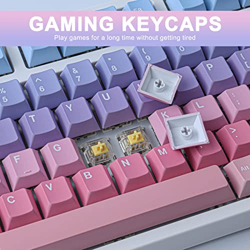 Tsungup PBT 129 Key ANSI&ISO Layout Cherry Profile Dye-Sublimated Keycaps for Gateron Kailh, Cherry MX Switches Mechanical Keyboards - Image 3