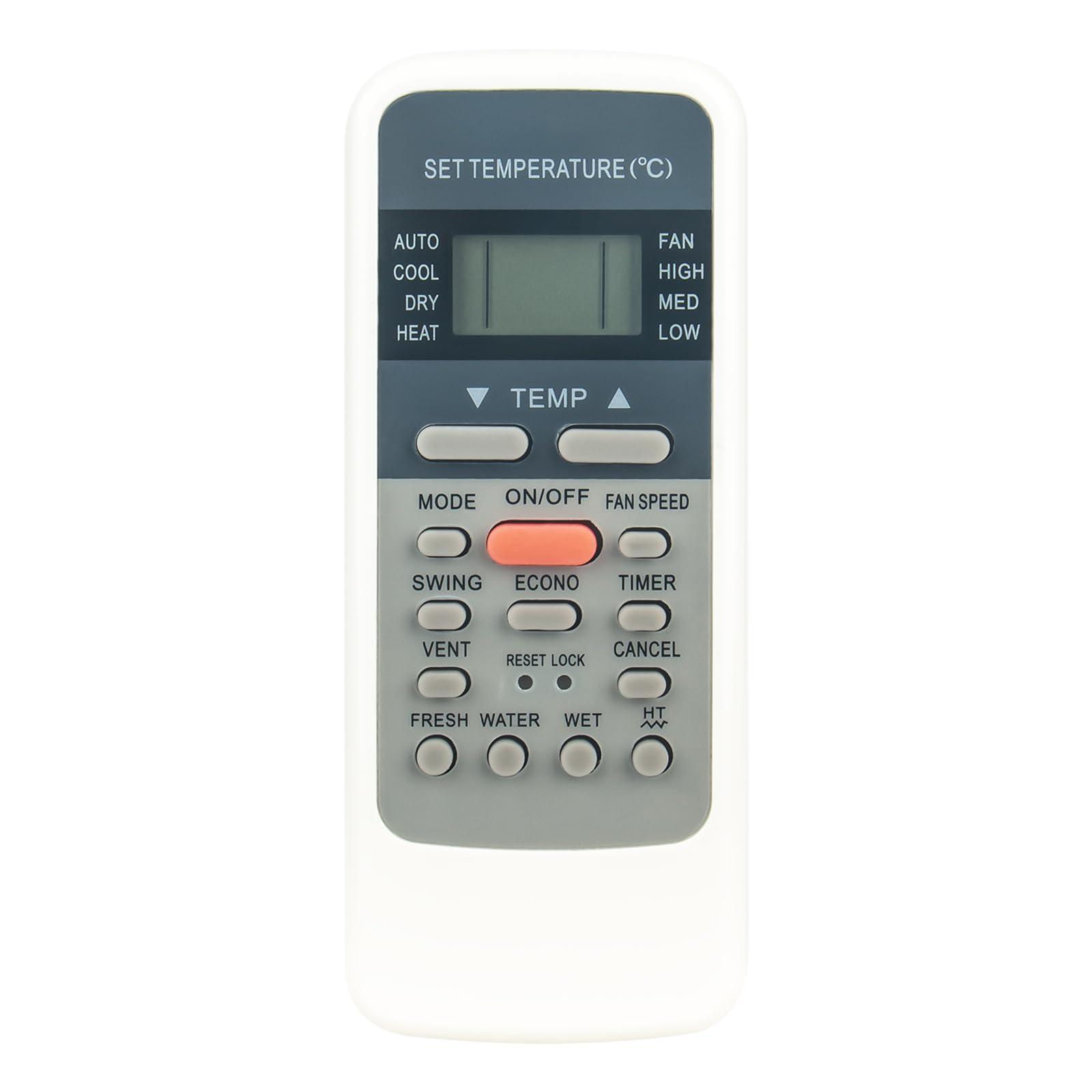Télécommande EcoAir R51I4/BGE écran LCD lisible