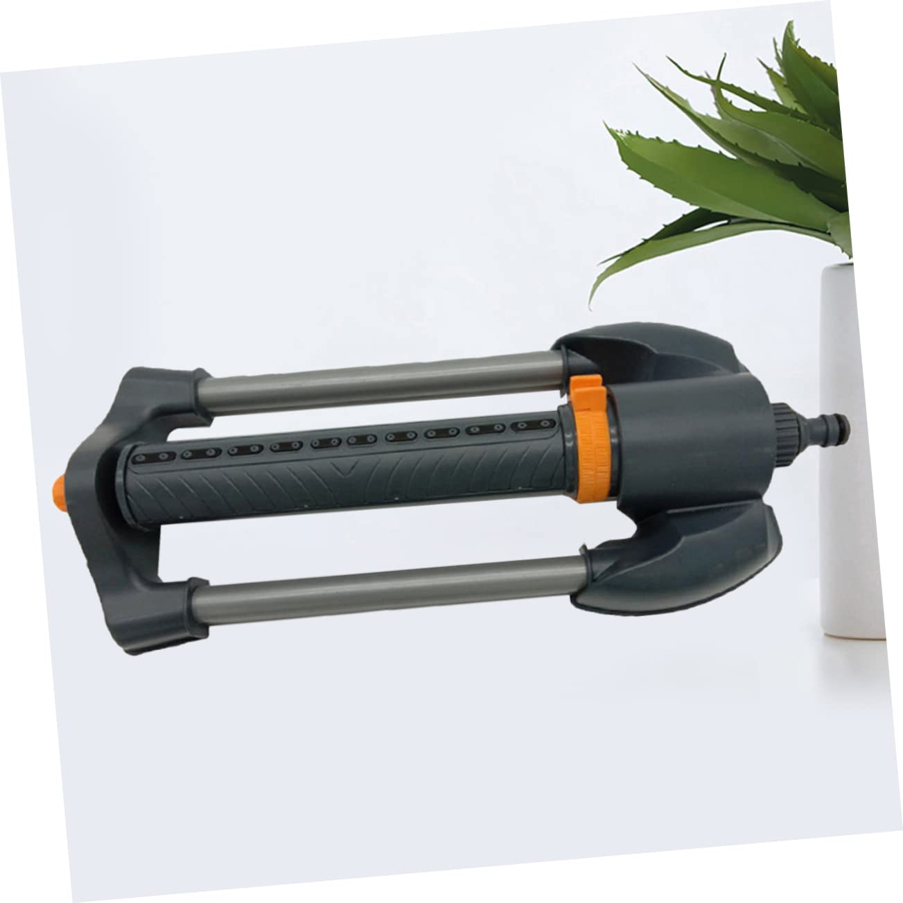 Irrigatore Automatico Rotante per Giardino in Plastico Verde | Piante, Irrigazione Prato e Nebulizzazione Vivaio, Connessione a Tubo Acqua, Bagna Rapidamente Terreno Colore Casuale