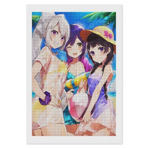 にじさんじ ダイヤモンドペインティング スクエアビーズ 5D 貼り付け範囲 約30×50cm [並行輸入品]
