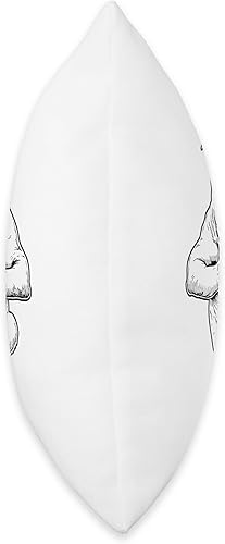 Miniatura 2 de Dogo Argentino Dog Yoga Puppy Funny Dogs Tree Pose Asana Throw Pillow