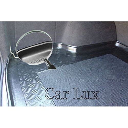 Car Lux AR01757 - Alfombra Cubeta Protector Cubre Maletero a Medida para C8 Desde 2002- Vasca baule Antideslizante