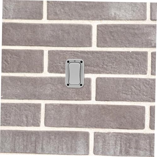Interruptor exterior IP66 Veemoon con luz LED gris oscuro para pared 4