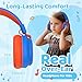 MIDOLA Kids Headphones Wireless Bluetooth 5.4 68H Play Time Volume Limit 85/94dB Over-Ear Foldable Headset,Type-C Fast Charging,with Wired Aux Mic for Toddler Boy Girl Pad Tablet Blue