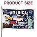 250th Anniversary American Flag - 3x5 Ft Double Sided 3 Layers Patriotic Flags - 1776-2026 Freedom Flag for Independence Day Celebration,Heavy Duty Patriotic Decor