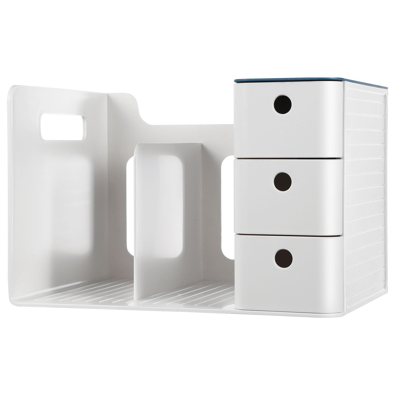 VILLCASE Organizador de Cajones de Plástico Diseño Moderno para Oficina y Espacio de Trabajo