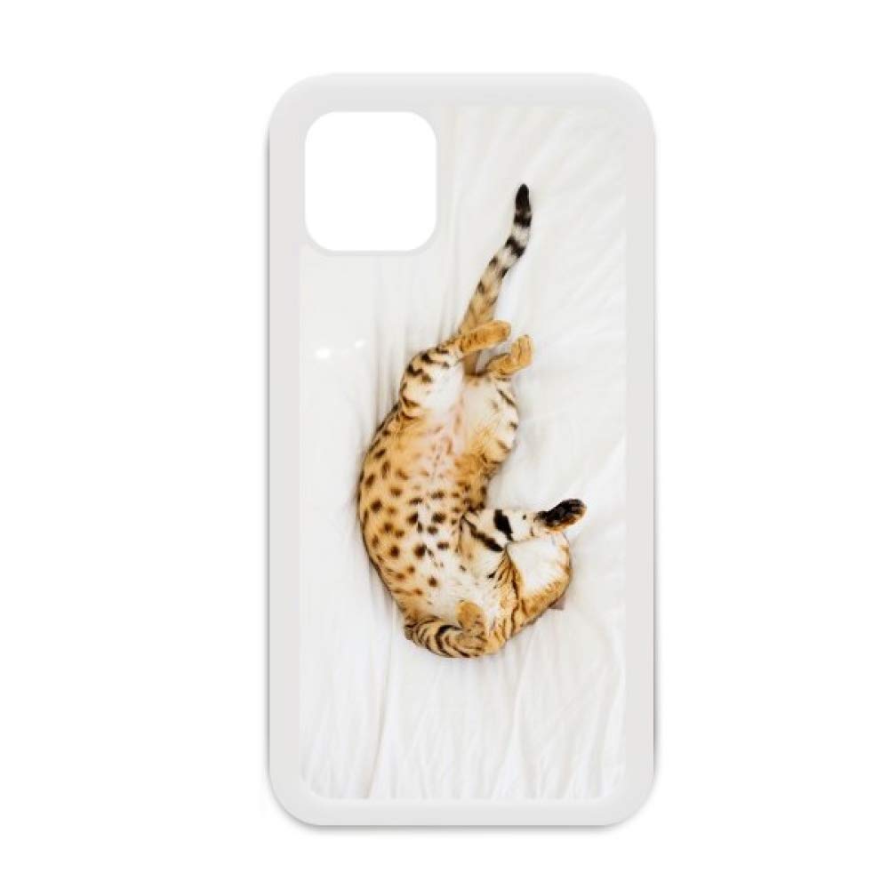 Coque ocelot iPhone 12 Pro Max blanche anti rayure protection integrale chat - 4