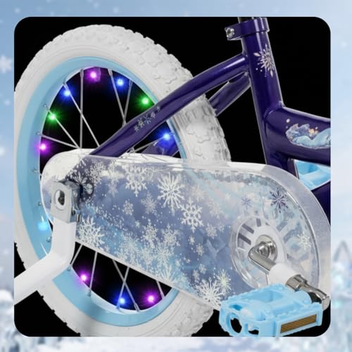 Timtin 27 Pcs Snowflakes Kids Bike Accessories for Girls
