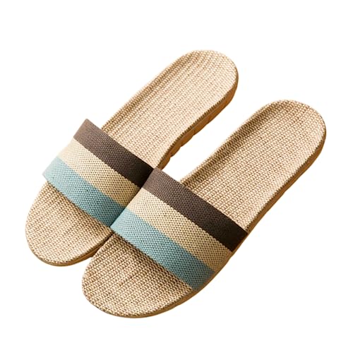 Women's Indoor Linen Cotton Linen Home Slippers Casual Sandals