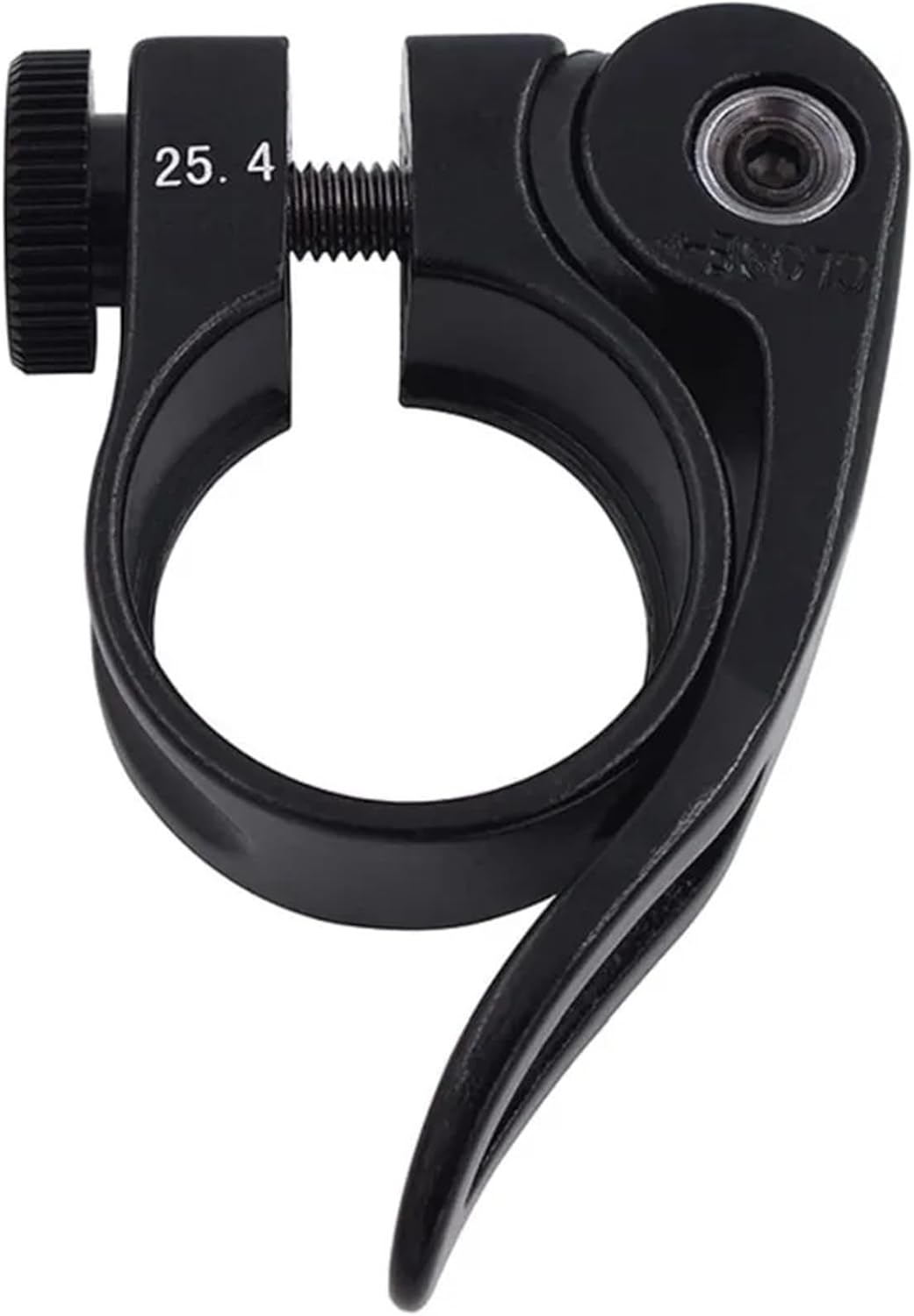 Seat Post Clamp 15pcs 25.4mm Bike Seat Post Clamp Fits 22.2mm Tube, Aluminum Alloy Quick Release Adjustable Bicycle Seatclamp for Bicycle Pipe