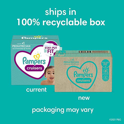 Diapers Size 5, 128 Count - Pampers Cruisers Disposable Baby Diapers, (Packaging May Vary) - Image 3
