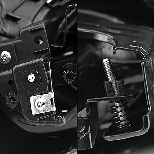 Miniatura 4 de AKKON - Para Honda Civic 2DR Coupe 2014 2015 lente transparente parachoques conducción niebla luz con interruptor + bombillas