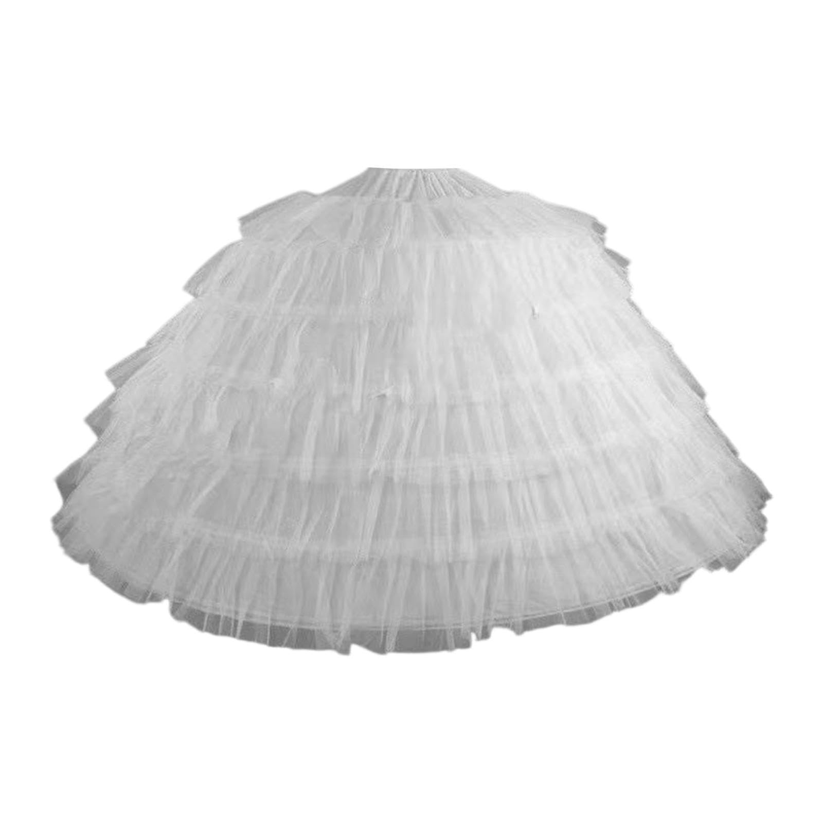 Sottogonna a Cerchio Da Donna in Tulle con Vita Regolabile E Struttura Stabile per Abito Da Sposa, Costume, Festa, Cosplay, Spettacolo Teatr, Style J
