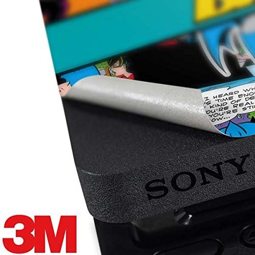 Skinit Decal Gaming Skin Compatible with PS4 Pro Console and Controller Bundle - Officially Licensed Warner Bros Batman Comic Book Design