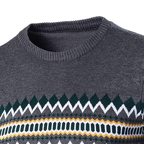 Akklian Men's Crewneck Sweater Slim Fit Lightweight Pullover Knitted Sweaters Casual Long Sleeve Basic Tshirts Undershirt4