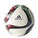 adidas Performance Conext15 Glider Soccer Ball, White/Night Flash Purple /Flash Green, Size 4