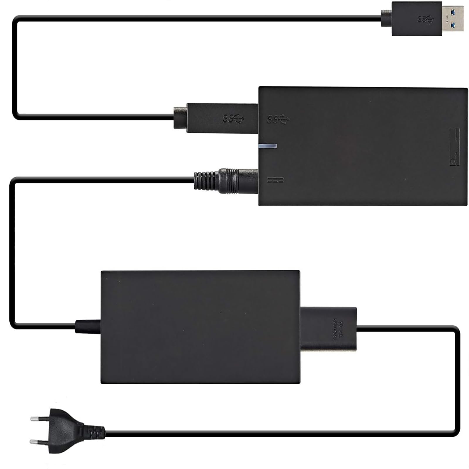 Adattatore per Xbox One S, X, Windows PC Alimentatore per Xbox 1S, 1 sensore Kinect 2.0 per PC Windows 10, 8.1, 8