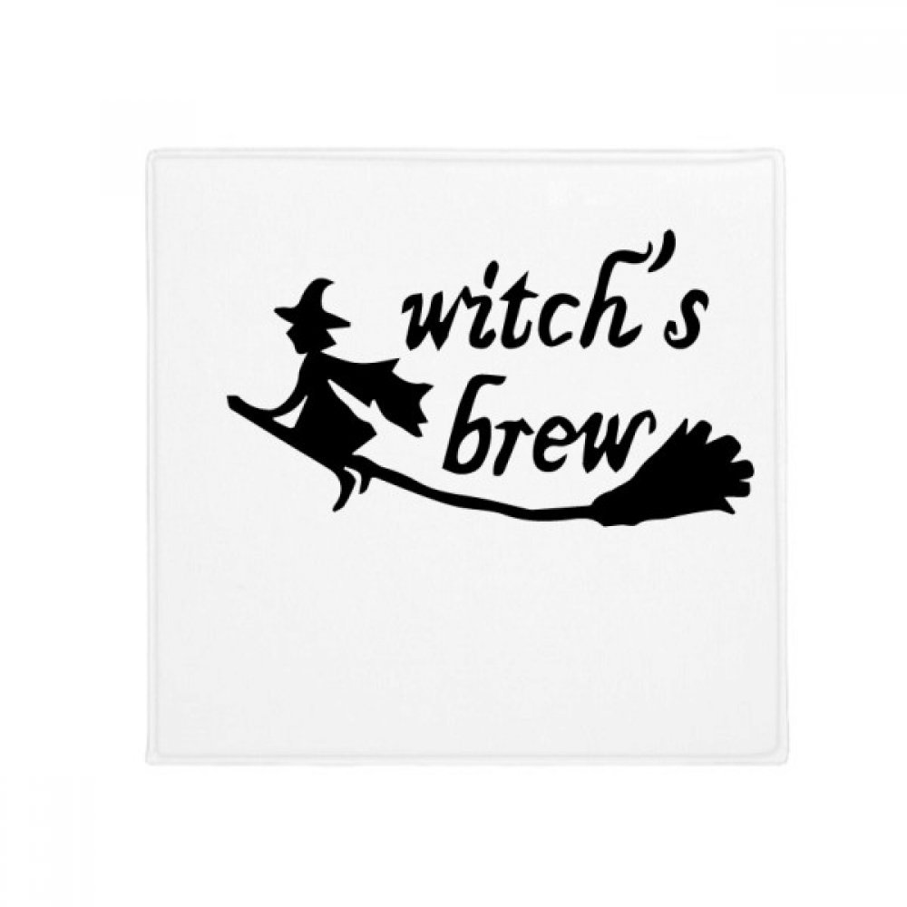Cadeau tapis sorcière imprimé multicolore 50x50 cm