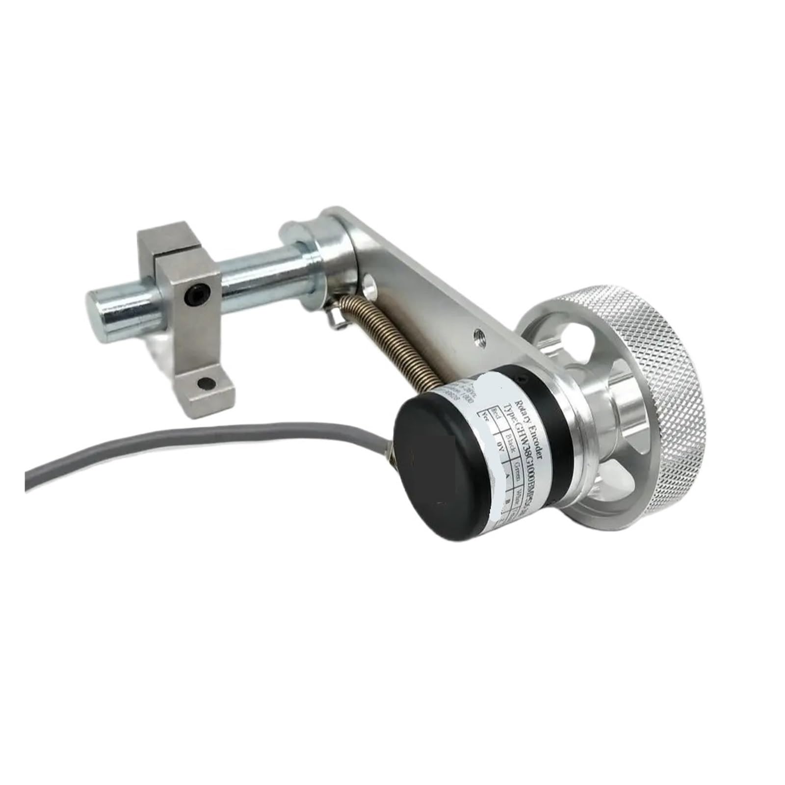 JNURGWLYH GHW38 Roller Wheel Rotary Encoder 200mm Perimeter for Length Measurement(500PPR)