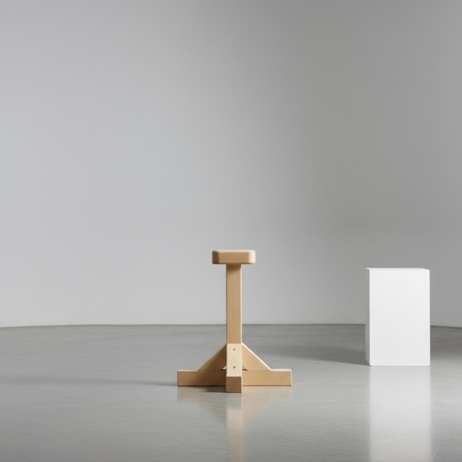 Entrenador de Equilibrio Manual Base de Madera para Handstand Construcción Resistente Poste Alto Agarre Ergonómico Reduce Fatiga Adecuado para Entrenamiento Funcional Estudio Hogar