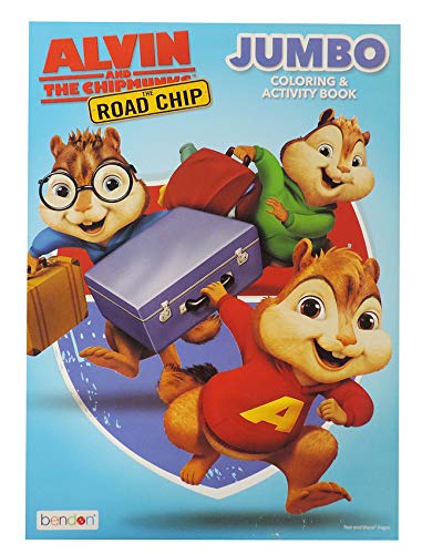 ALVIN AND THE CHIPMUNKS THE ROAD CHIP, JUMBO COLORING AND ACTIVITY BOOK: Ashland: 9781505033175 ...