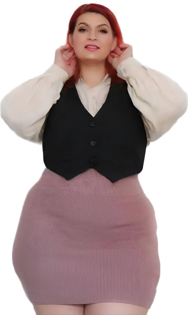 TIPTOP TRENDS Women's Black Waistcoat-Slim Fit Western Waistcoat for Women & Girls-picture-51