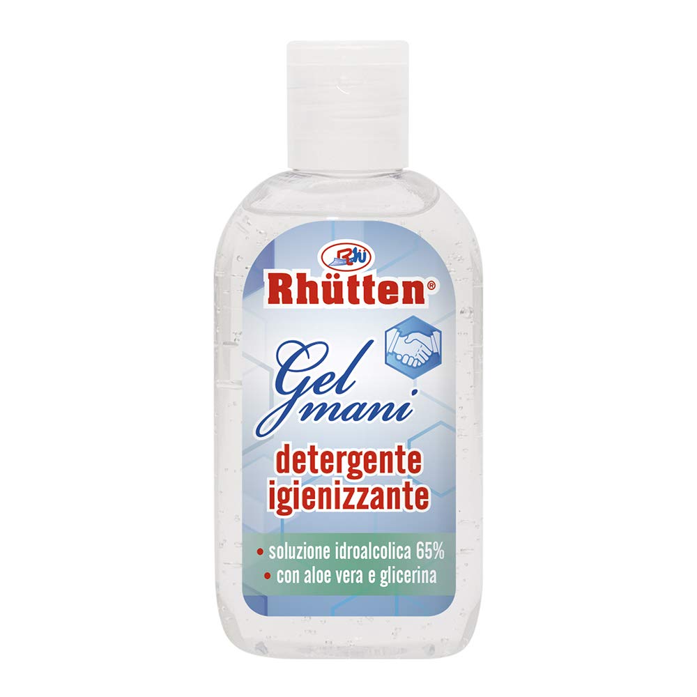 Rhutten, Gel Mani Detergente Igienizzante, 80 ml