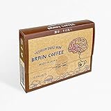Brain Coffee マッシュルームコーヒー [チャーガ ヤマブシタケ テアニン配合] (10包入) 国内製造 - Mushroom Organic Coffee 10 packets featuring Lion's Mane, Chaga mushroom and L-Theanine - Manufactured in Japan