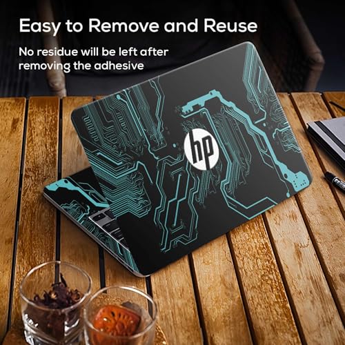Image of DSGN 75 Full Body Laptop Skin Bubble-Free| Laminated| Removable| HD Quality Sticker for Laptops Upto 15.6 Inches Compatible with Hp